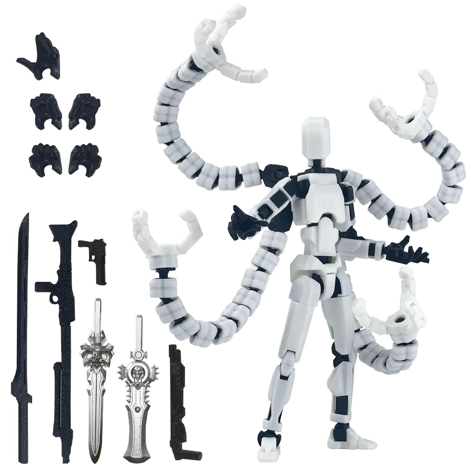 Amazon.com: PkghoKids Assembly Completed T 3D Printed Dummy Robot